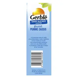 Gerblé Sans Sucres Ajoutés Fourré Pomme Cassis 180g