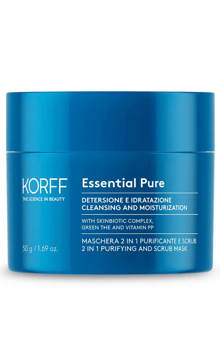 Korff Essential Maschera 2 In 1 Purificante E Scrub 50 ml