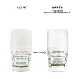 Sanoflore Déodorant Nuage de Fraîcheur Roll-On 24h Bio 50ml