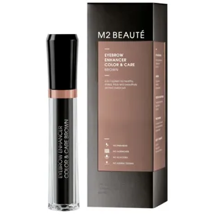 M2 Beauté Eyebrow Enhancer Color &amp; Care Brown 6 ml