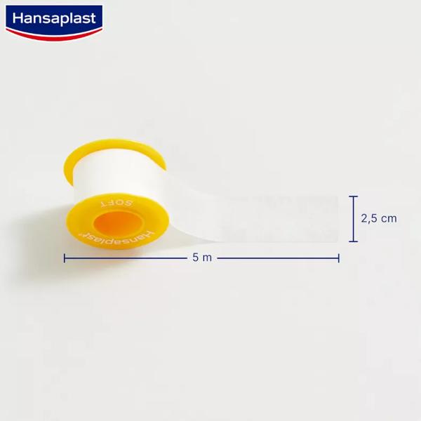Soft tape Hansaplast 5 m x 2.5 cm