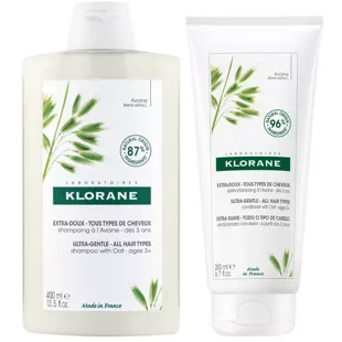 Klorane Shampoo Aveia 400 ml + Condicionador 200 ml