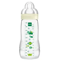 MAM Easy Active Biberon Débit X +6m Transparent 330ml