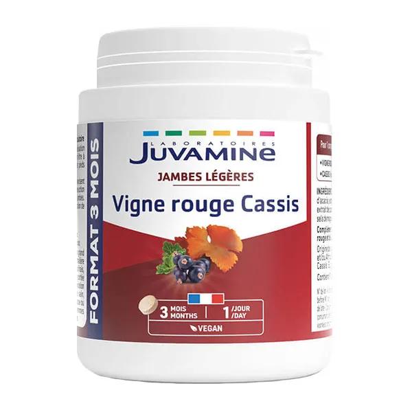 Juvamine Vigne Rouge Cassis – Comprimés Pour Jambes Légères Et Circulation