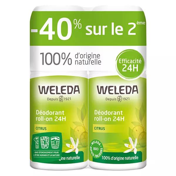 Weleda Desodorante Limón 24h Roll-on Lote de 2x50ml