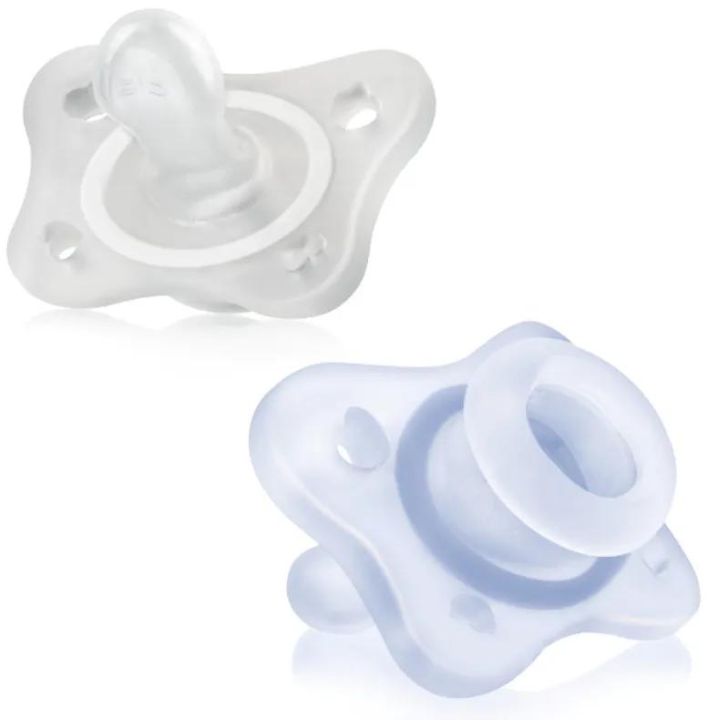 Chicco Physioforma MiniSoft Pacifier Blue 0-2m 2 pcs