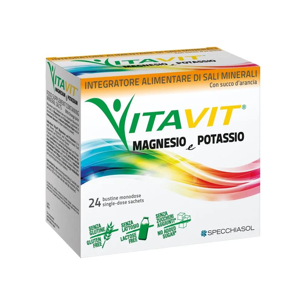 Specchiasol Vitavit Magnesio e Potassio Integratore 24 Bustine