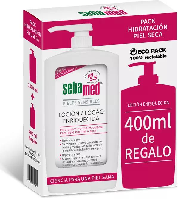 Sebamed Loción Enriquecida 1 Litro + REGALO 400 ml