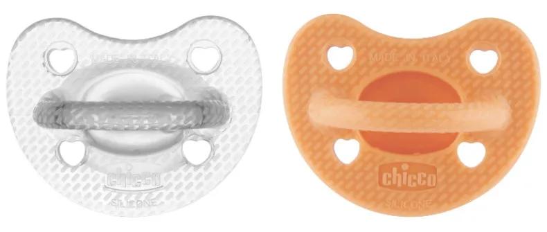 Chicco PhysioForma Luxe Pacifier Orange-Grey 6-16m 2 pcs