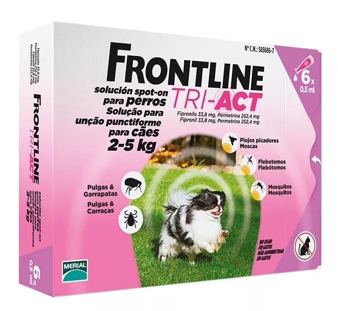 Frontline Tri Act Cão 2-5 kg 6 Pipetas
