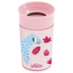 Dr Brown's 360 Learning Cup without Spout and without Handles Pink 300 ml