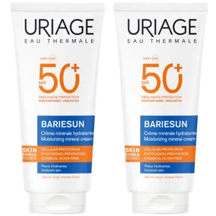 Uriage Bariésun Mineral Cream SPF50+ 2x100 ml