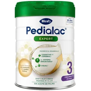 Hero Baby Pedialac Leche Crecimiento 3 +12m 800 gr