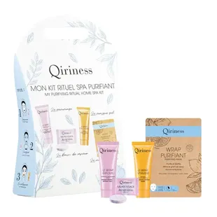 Kit rituale purificante Qiriness - Spa, scrub, maschera - 73 ml