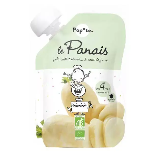 Popote Les Légumes Gourde Panais +4m Bio 120g