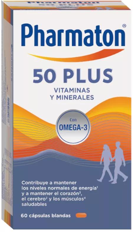 Pharmaton 50 Plus 60 Cápsulas