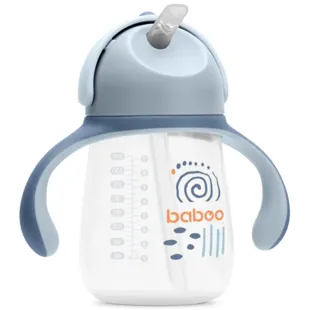 Baboo Vaso de Aprendizaje con Pajita Blue Haze +9m 260 ml