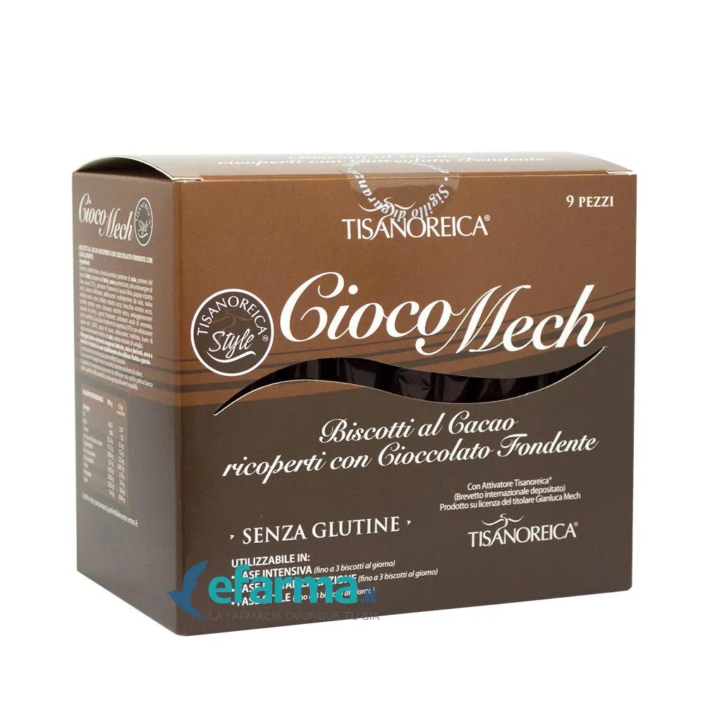 Tisanoreica Cioco Mech Biscotti Cioccolato Fondente 9 Monoporzioni