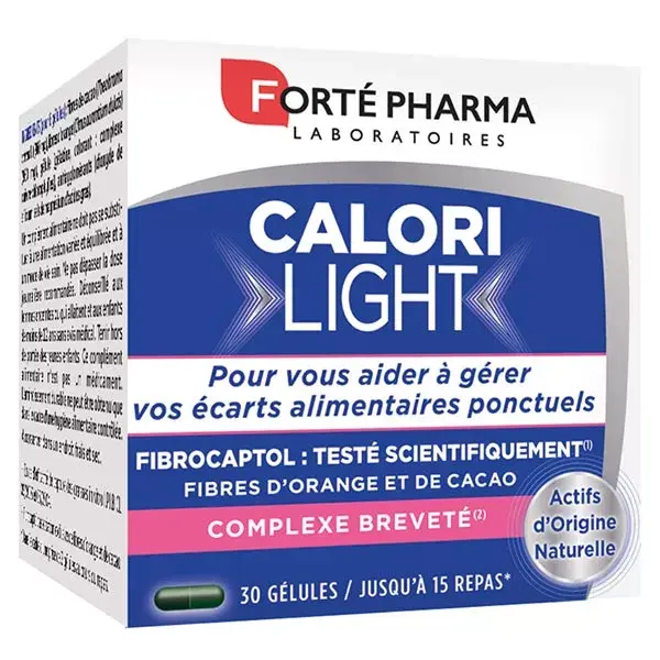 Forté Pharma Calorilight Aide Minceur Elimination Ecarts Alimentaires 30 gélules