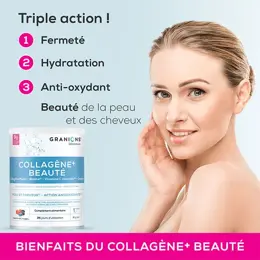 Granions Beauté + Collagène Marin, Acide Hyaluronique - Goût Fruits Rouges 260g