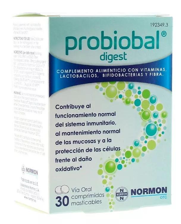 Normon Probiobal Digest  30 Comprimidos Masticables