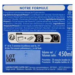 Superdiet Protocole Détox 30 ampoules