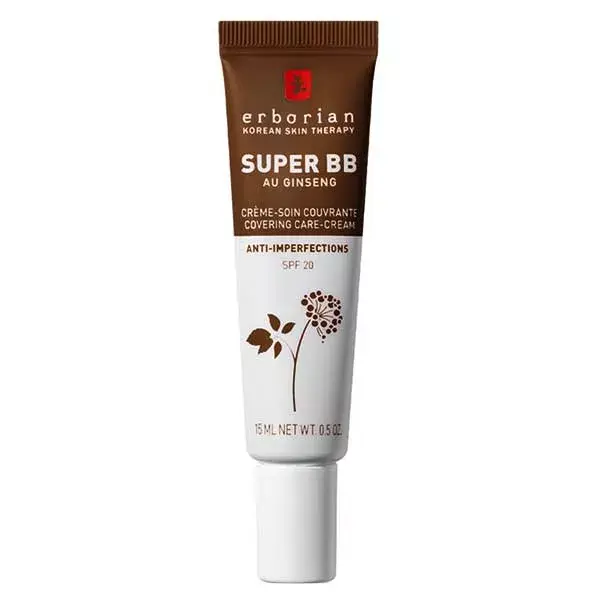 Erborian Super BB Crème-Soin Couvrante Anti-Imperfections SPF20 Chocolat 15ml