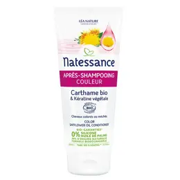 Natessance Après-Shampoing Couleur Carthame & Kératine Bio 200ml