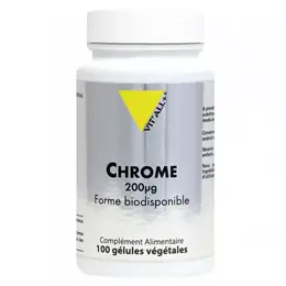 Vit'all+ Chrome 200µg 100 gélules végétales