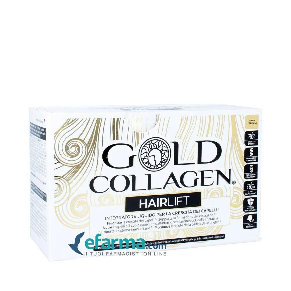 Gold Collagen HairLift Integratore Anticaduta 10 Flaconcini