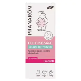 Pranarom PranaBB Huile de Massage Réconfort Ventre Bio 30ml