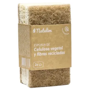 Natulim Hand Dishwashing Fiber Sponges 2 pcs