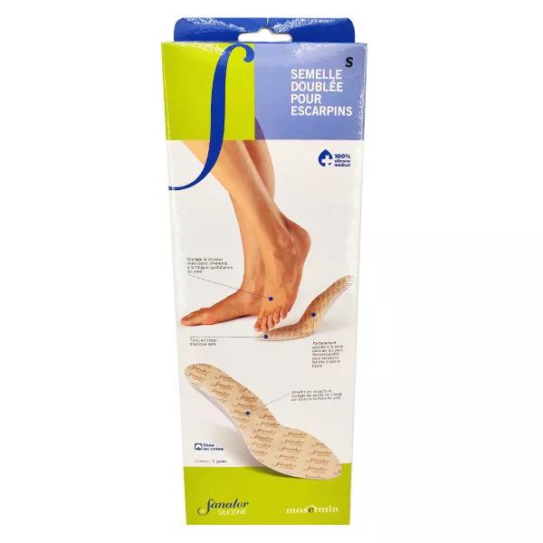 Soletta in silicone Sanator per tacco alto modello piccolo 1 paio