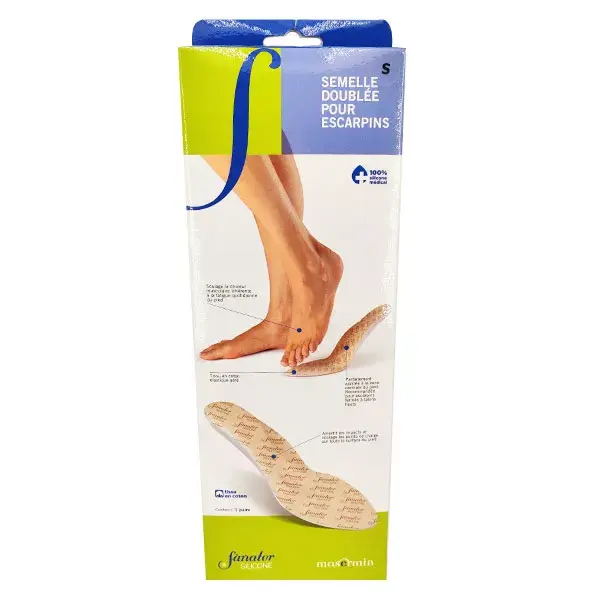 Sanator Silicone High Heel Insole Small 1 pair