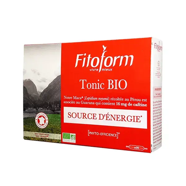 Fitoform Organic Tonic Energy Vials x 20 
