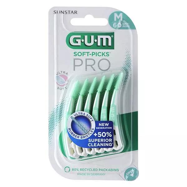 GUM® SOFT-PICKS® PRO Bâtonnet interdentaire Medium x60
