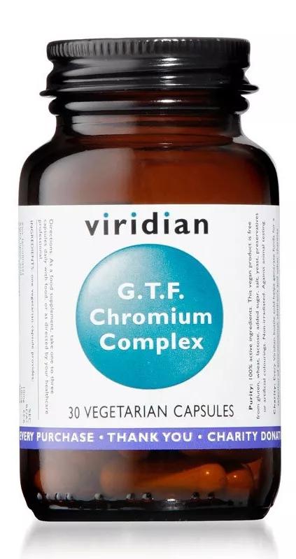 Viridian Complex GTF Cromo 30 Cápsulas