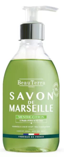 Beauterra Jabón de Marsella Menta-Limón 300 ml