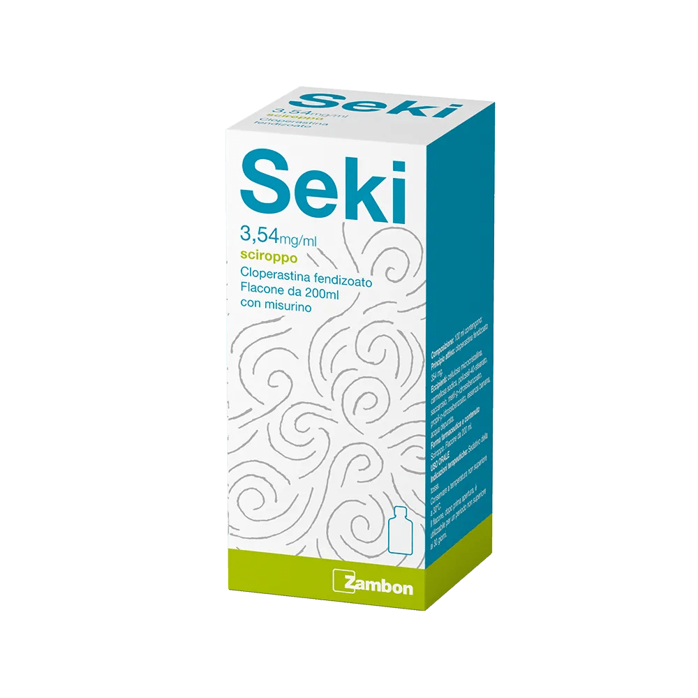 Seki Sciroppo Tosse Secca 3,54 mg/ml Flacone 200 ml