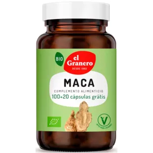 El Granero Integral Maca BIO 560mg Plus 120 Cápsulas