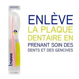 Inava 20/100 brosse à dents souples Lot de 4