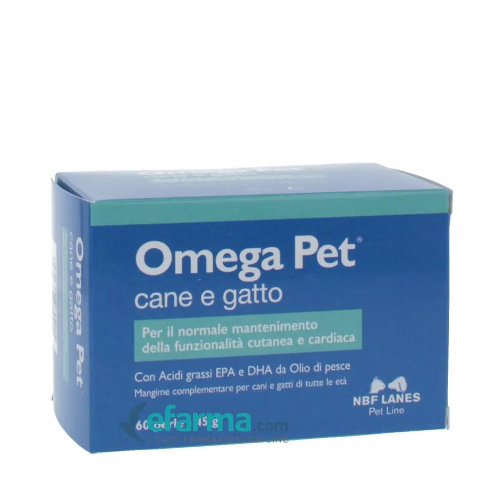 Nbf Lanes Omega Pet Perle Integratore Di Omega 3 Cani E Gatti 60 Perle