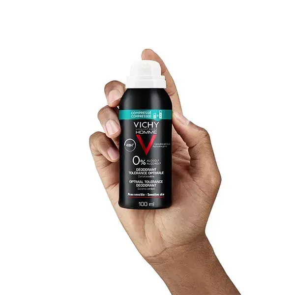 Vichy Homme Optimal Tolerance 48h Deodorant Spray 100ml