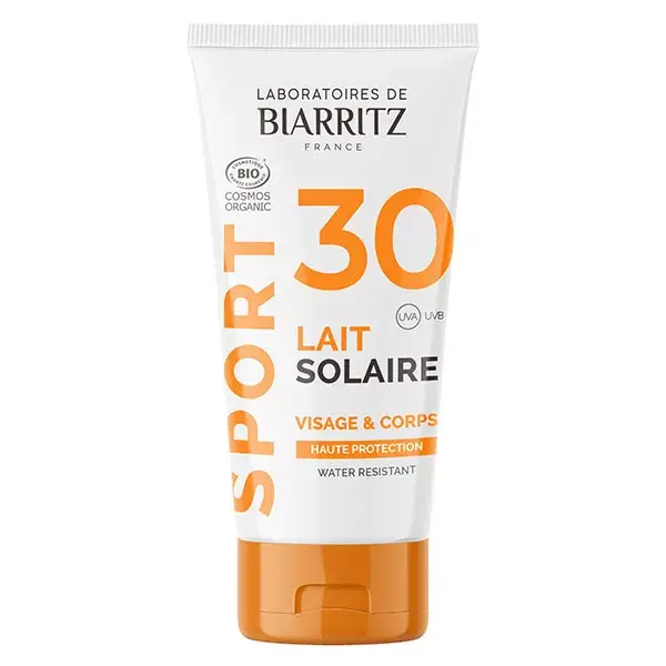 Laboratoires de Biarritz Sports Sun Care Milk SPF30 Organic 50ml