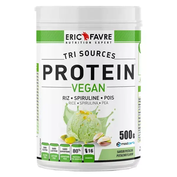 Eric Favre Protein Vegan Riz Spiruline Pois 500g