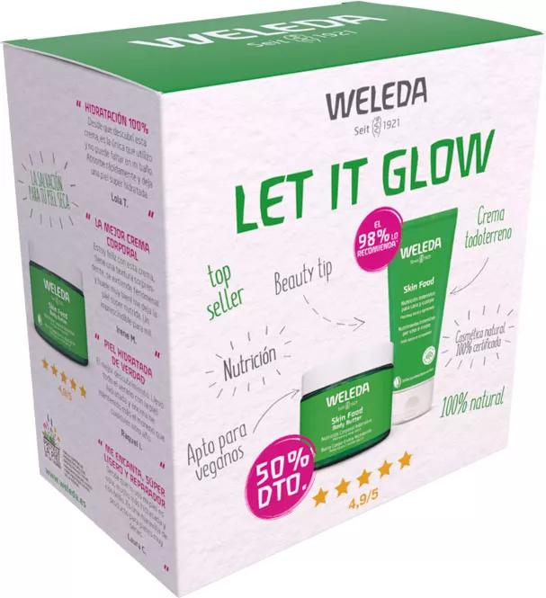 Weleda Let It Glow  Skin Food 75 ml + Body Butter 150 ml