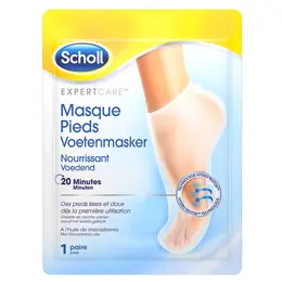 Scholl Expert Care Masque Pieds Nourrissant Huile de Macadamia 1 paire