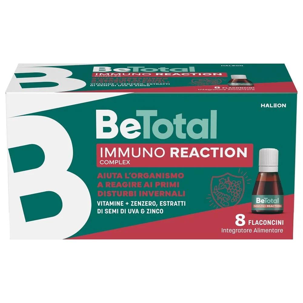 Be-Total Immuno Reaction Integratore Alimentare Difese Immunitarie Vitamina C 8 Flaconcini