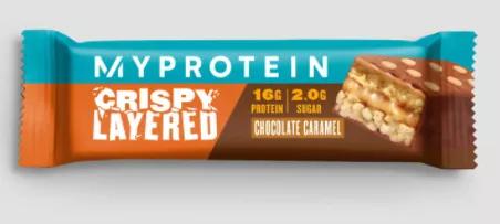 Myprotein Crispy Layered Chocolate Caramel Bar 58 gr
