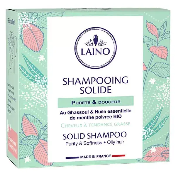 Laino Shampoing Solide Cheveux Gras 60g